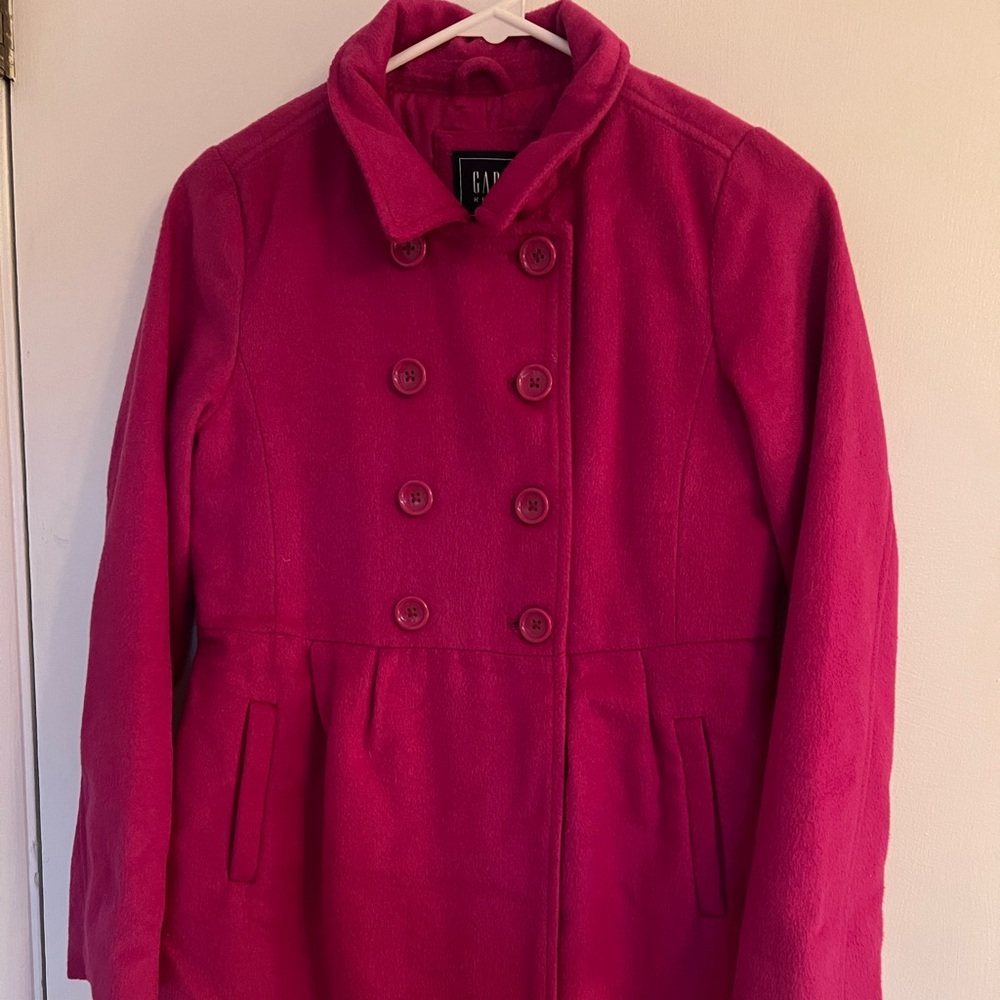 GapKids pink dress coat size XL